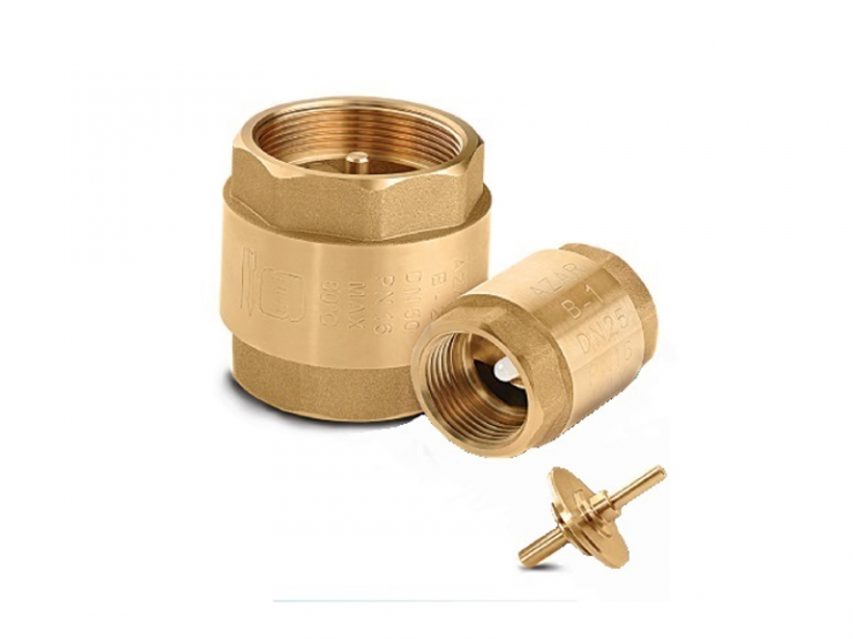 شیر یکطرفه فنری سوپاپ برنجی آذر